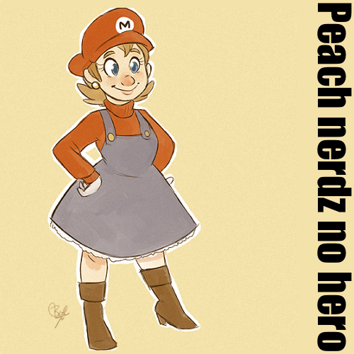 Peach nerdz no hero